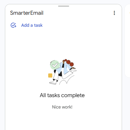 Google Tasks screenshot